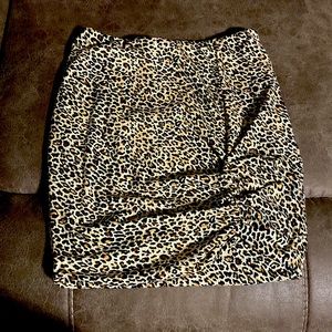 Cheetah mini skirt